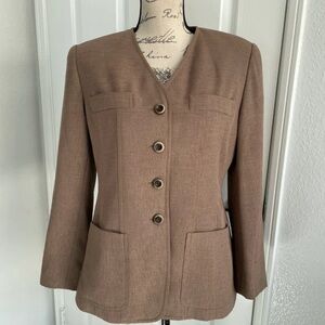 Kasper Brown Women's Blazer